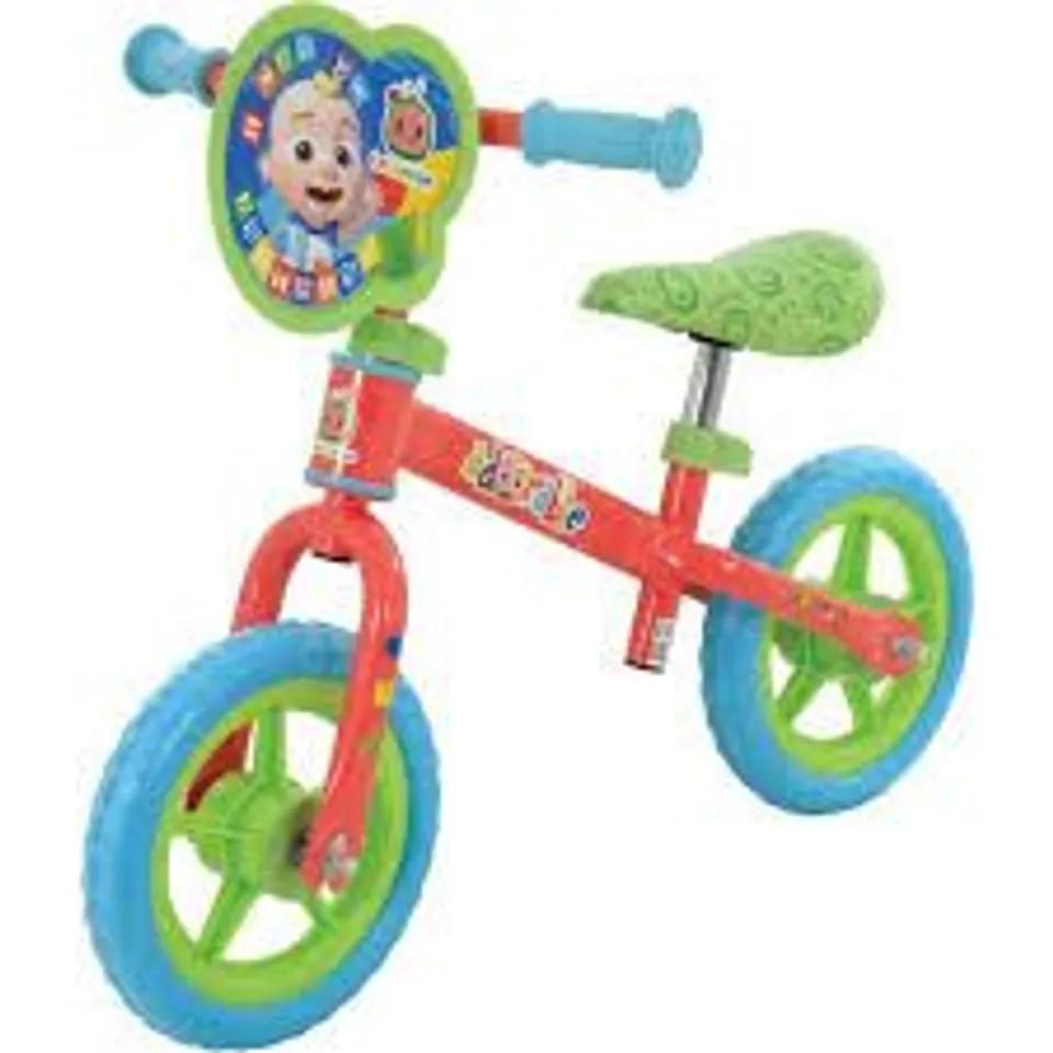 BOXED COCOMELON 10" BALANCE BIKE RRP £52.99