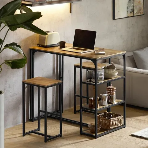 GINJIRO 2 PERSON COUNTER HEIGHT DINING SET