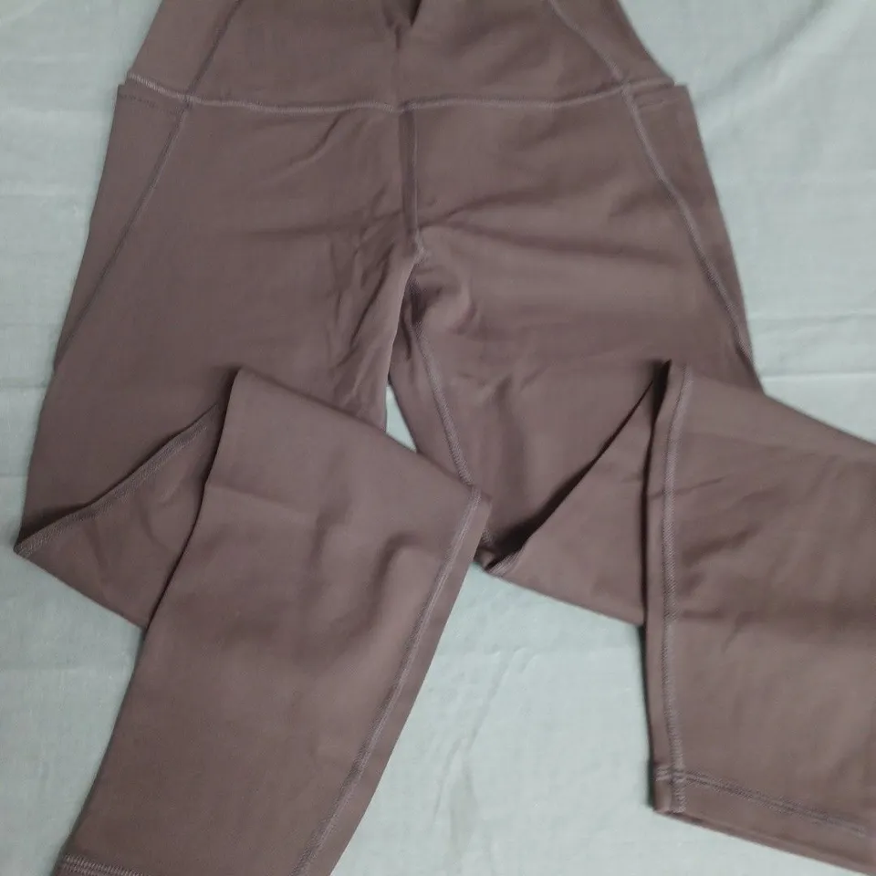 CRZ YOGA SPORTS LEGGINGS IN BROWN - UK 12