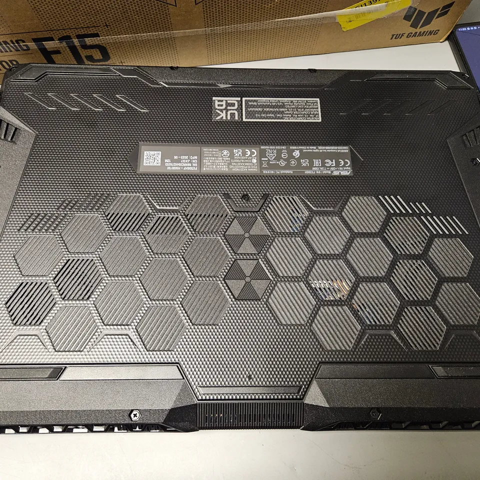 BOXED ASUS TUF 15 GAMING LAPTOP - INTEL CORE I5-1140H CPU, 8GB RAM, 512GB SSD, NVIDIA GEFORCE RTX 2050 GPU