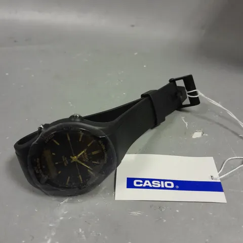 CASIO MEN'S ALARM AND BLACK RESIN STRAP WATCH