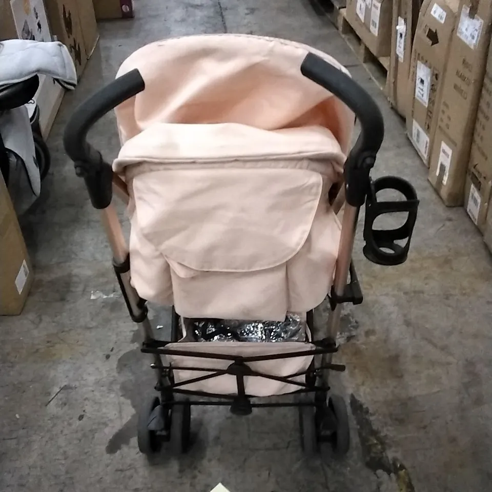 MY BABIIE ROSE COLOURED BABY STROLLER 