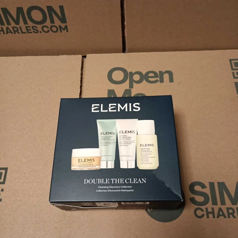 ELEMIS DOUBLE THE CLEAN, 4 ITEM GIFT SET BOXED