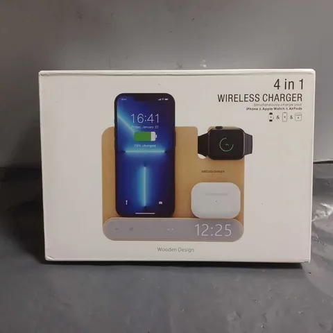 BOXED 4 IN 1 WIRELESS CHARGER