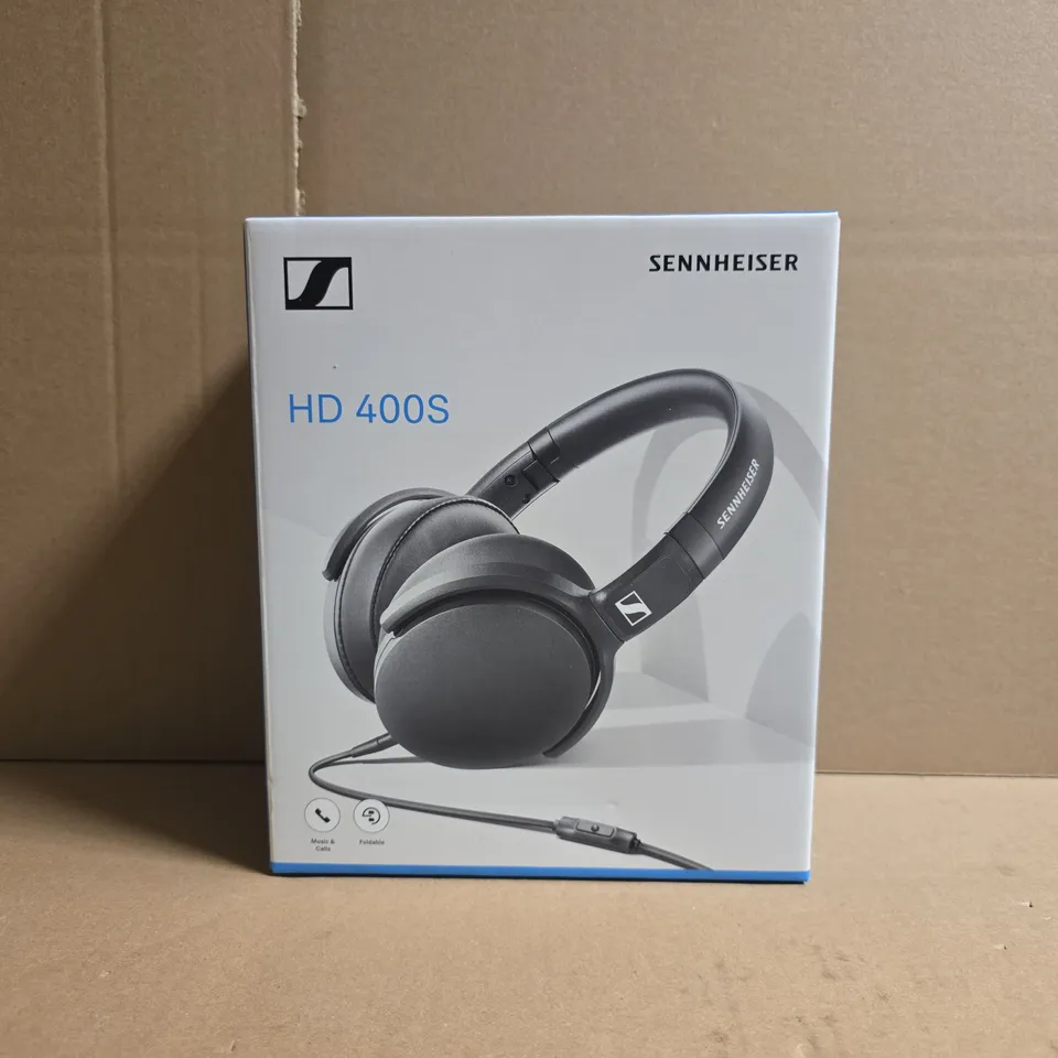 BOXED SENNHEISER HD 400S ON-EAR HEADPHONES