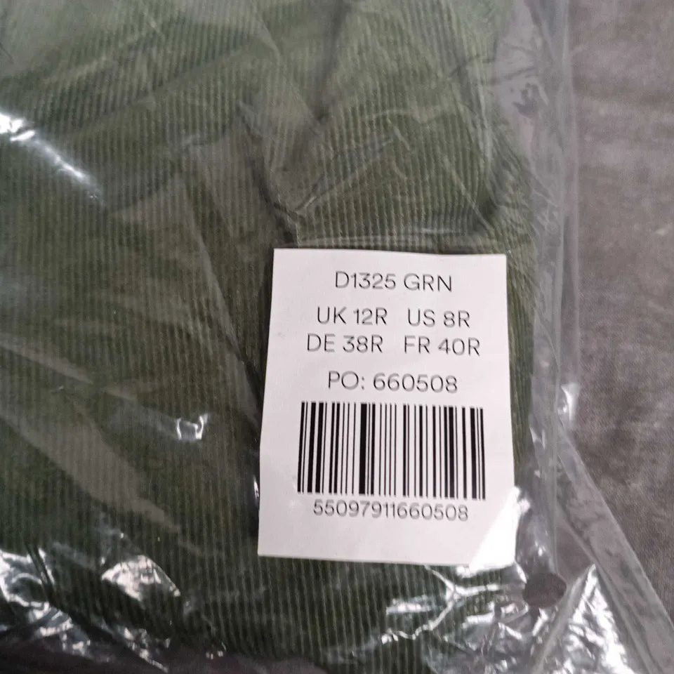 BODEN D1325 GREEN JACKET, UK 12R (US 8R) WOMEN'S
