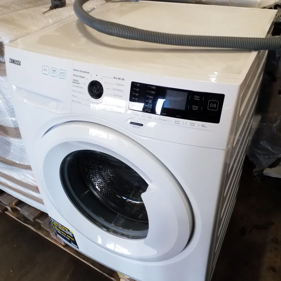 ZANUSSI 9KG 1400RPM FREESTANDING WASHING MACHINE - UNPROCESSED RAW RETURN
