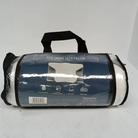 ANTI SNORE NECK PILLOW IN CARRY CASE
