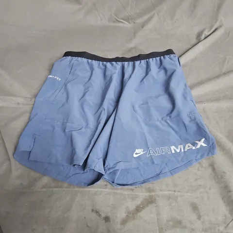 NIKE AIR MIX DRI-FIT SHORTS IN BLUE SIZE M
