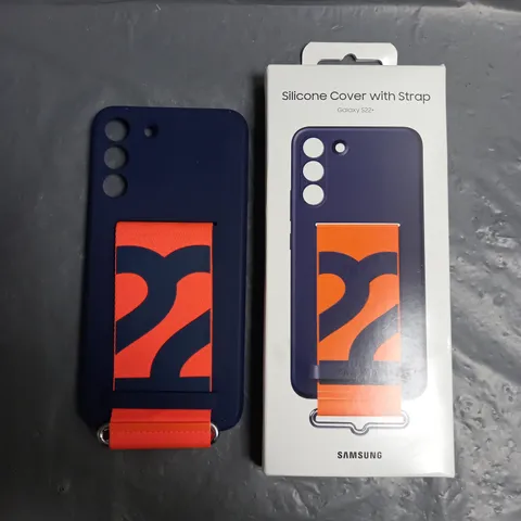 BOXED SAMSUNG GALAXY S22+ SILICONE COVER WITH STRAP