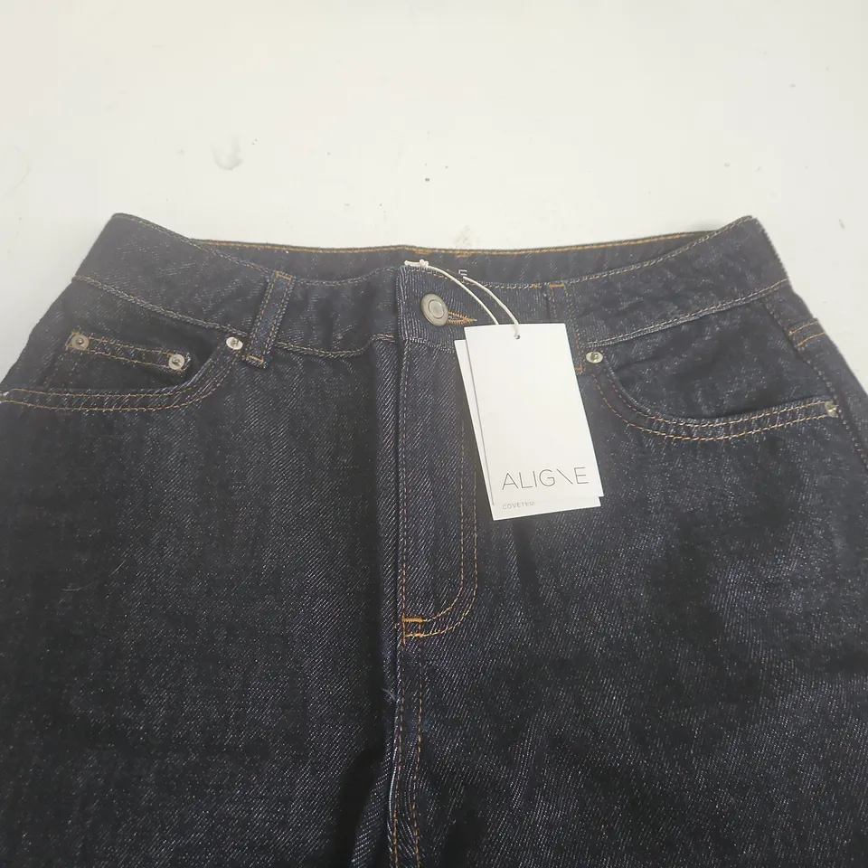 ALIGN MISO STRAIGHT JEANS IN INDIGO BLUE - UK 26