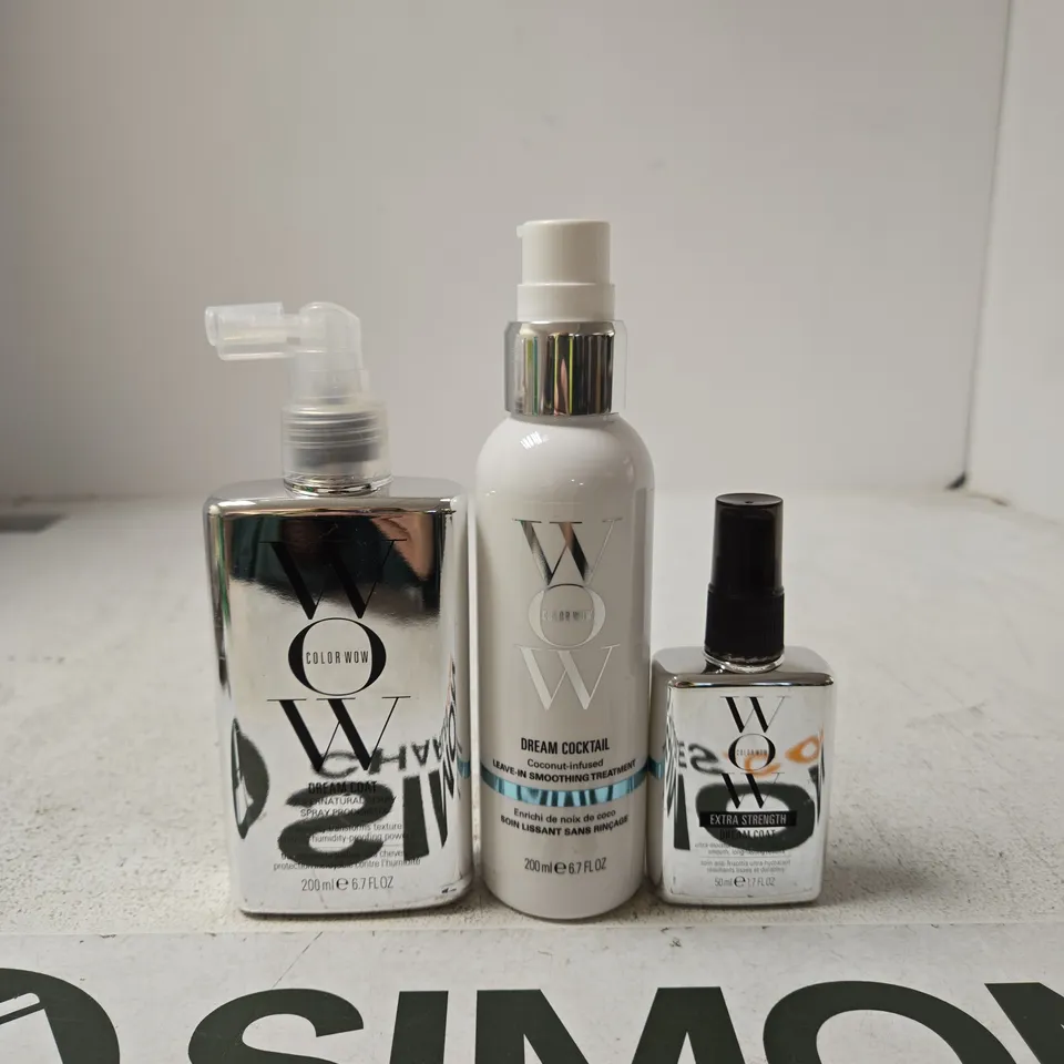 COLOR WOW HAIR CARE TRIO – DREAM COCKTAIL COCONUT-INFUSED LEAVE-IN TREATMENT 200ML + SPRAYS