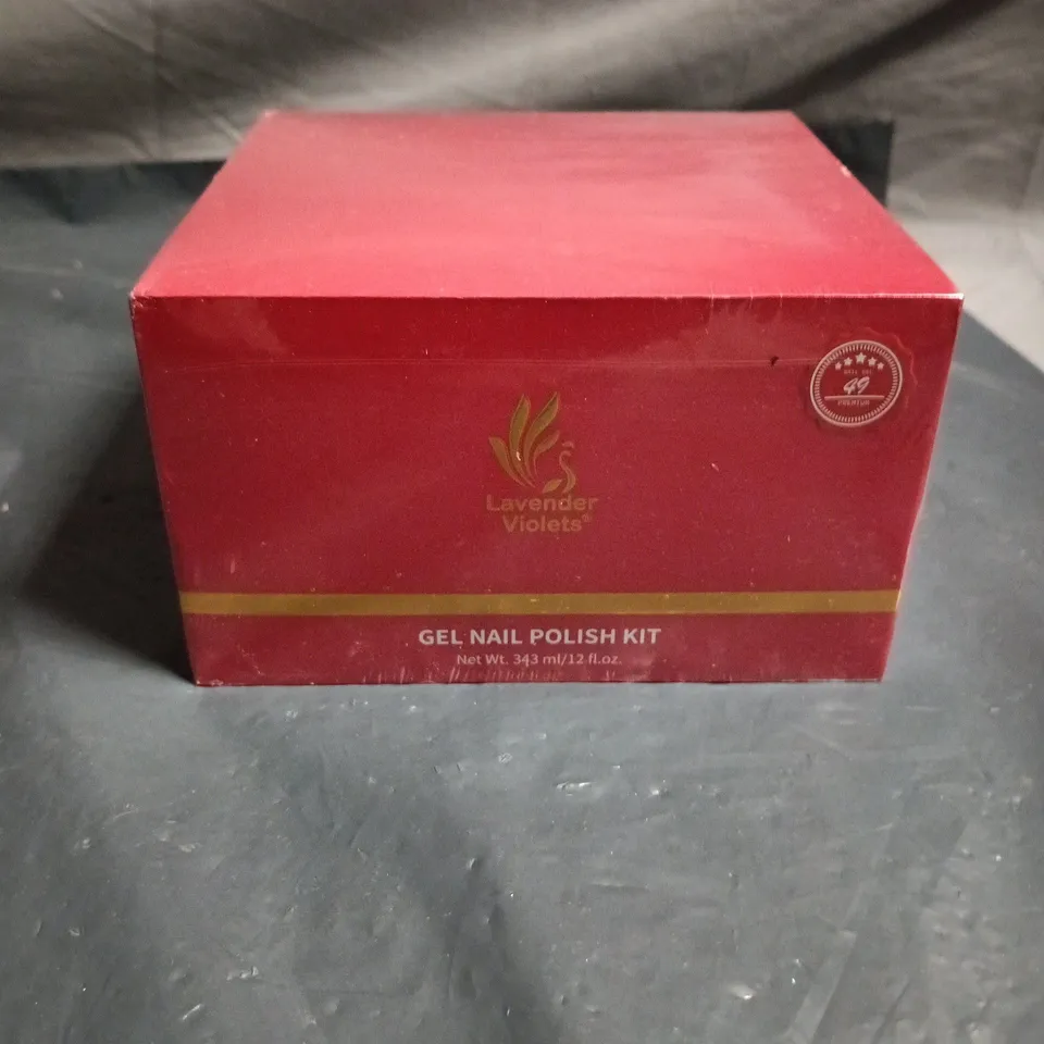 SEALED LAVENDER VIOLETS GEL NAIL POLISH KIT