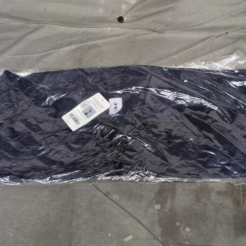 BAGGED TOTTENHAM HOTSPUR NAVY RETRO CREST COTTON DRILL TOP - LARGE