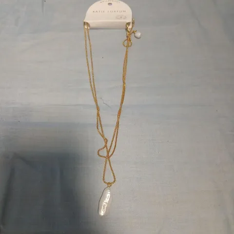 KATIE LOXTON FRESHWATER PEARL NECKLACE – GOLD-TONE CHAIN