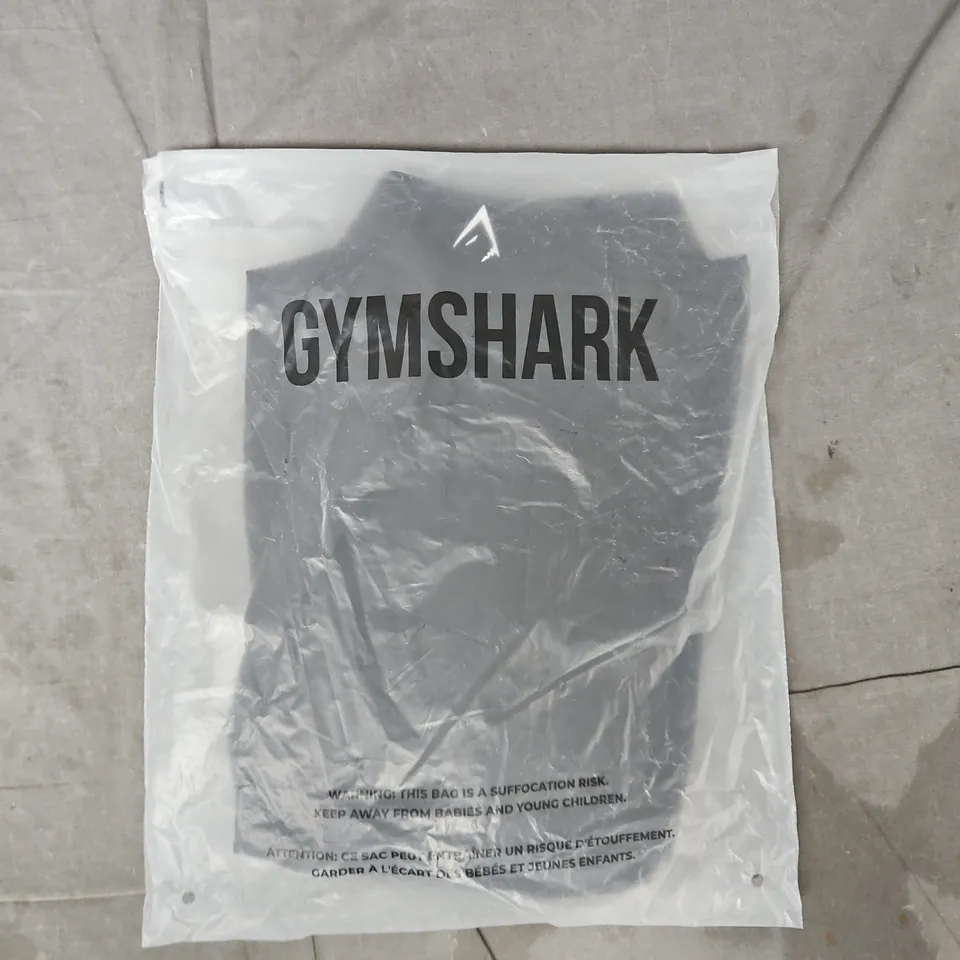 BAGGED GYM SHARK CONDITIONING FULL ZIP JACKET IN BLACK SIZE XS