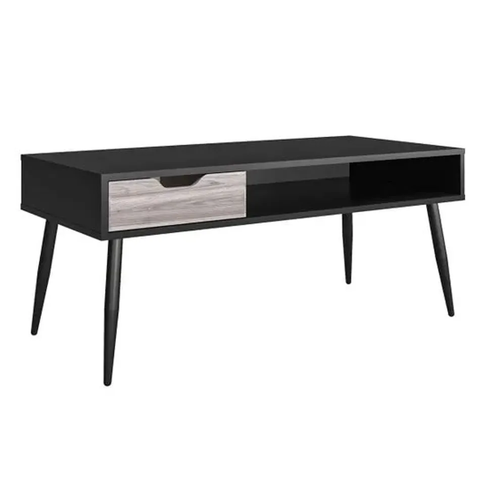BOXED COPLEY COFFEE TABLE BLACK OAK