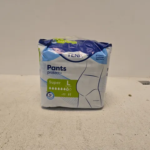 TENA PANTS PROTECT+ LARGE 12 PACK