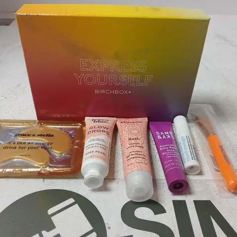 BIRCHBOX EXPRESS YOURSELF BEAUTY SAMPLE BOX 