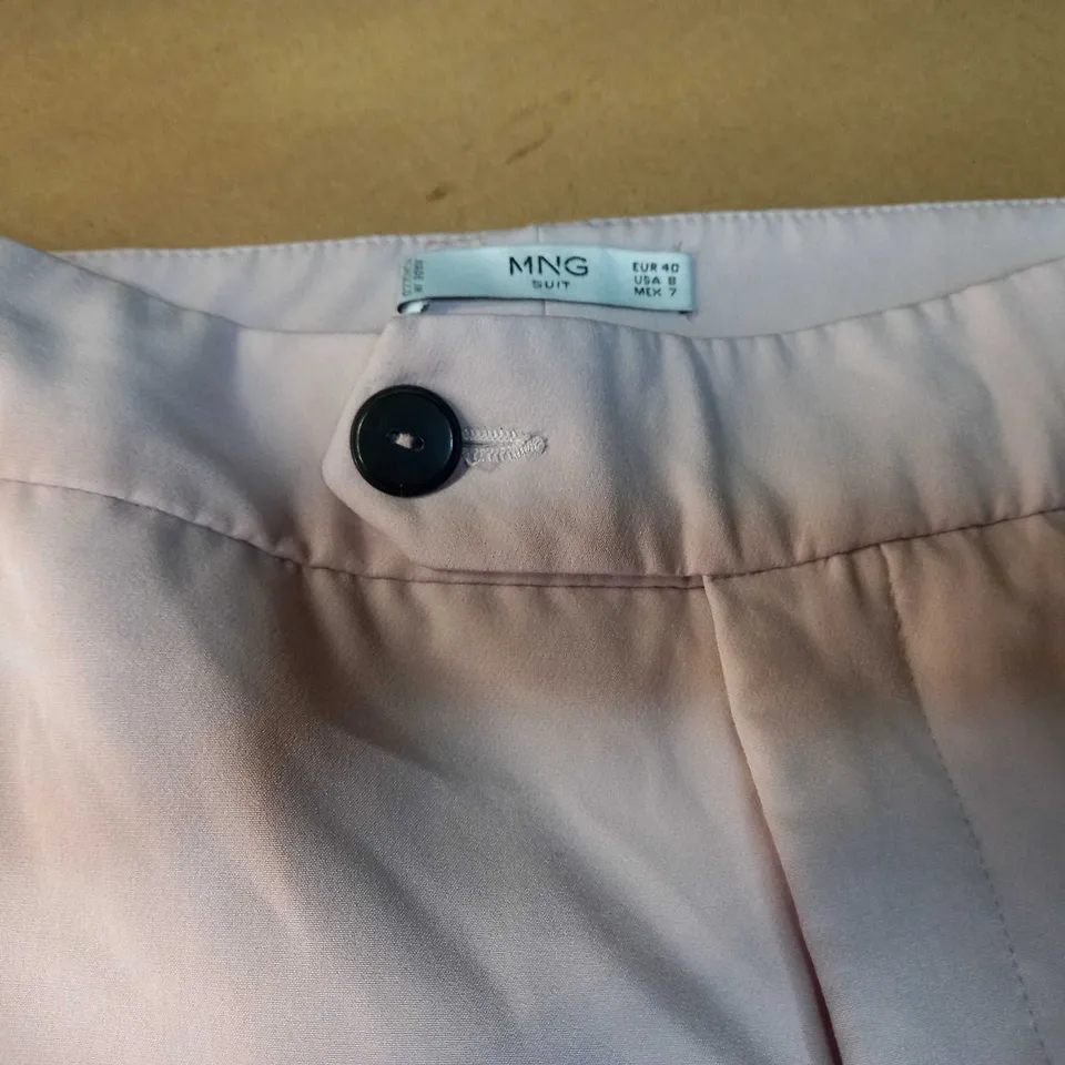 MNG DUSTY PINK TAILORED TROUSERS - M/L