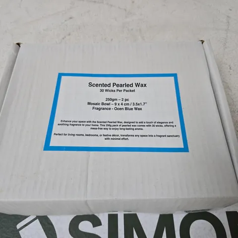 SEALED SCENTED PEARLED WAX - OCEAN BLUE WAX