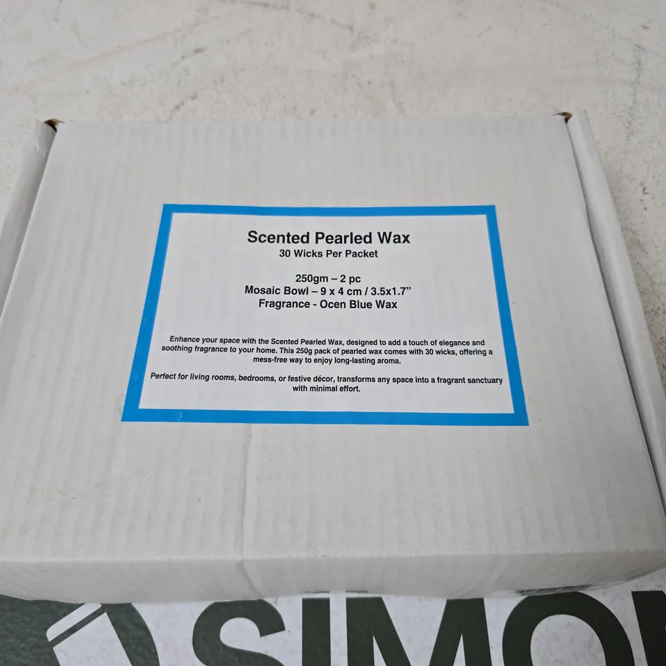 SEALED SCENTED PEARLED WAX - OCEAN BLUE WAX 