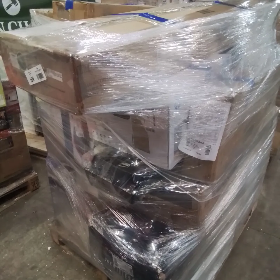 PALLET OF APPROXIMATELY 19 UNPROCESSED RAW RETURN HOUSEHOLD AND ELECTRICAL GOODS TO INCLUDE;