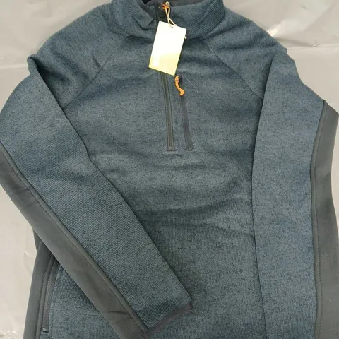MOUNTAIN WAREHOUSE TRESTON HALF ZIP TOP - NAVY - SIZE S