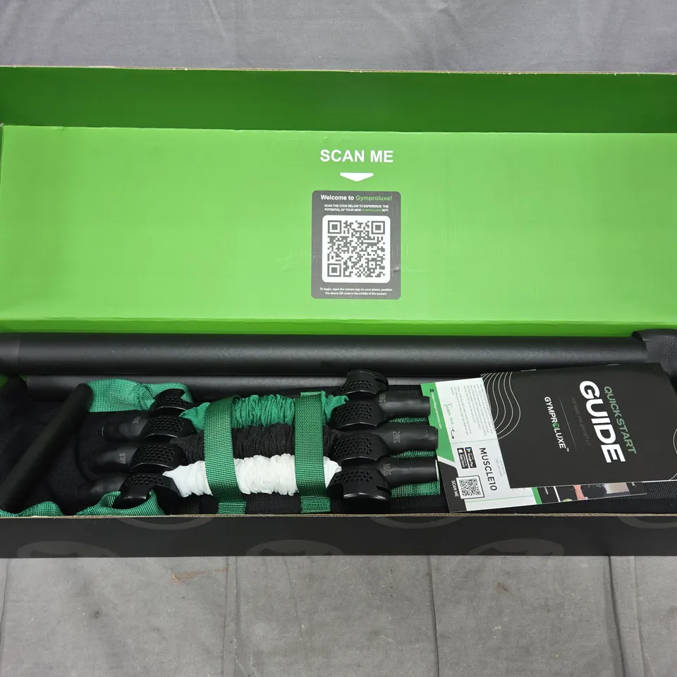 BOXED GYMPROLUXE BAND AND BAR SET 2.0