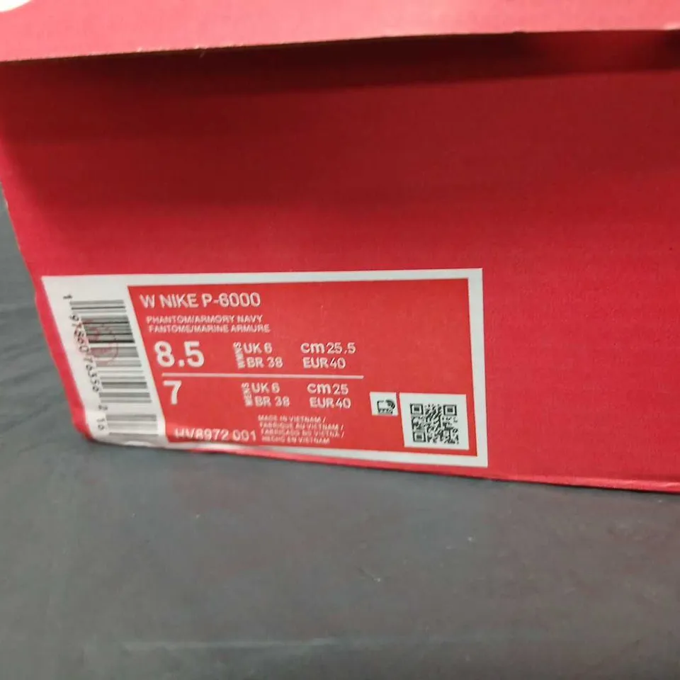 NIKE P-6000 WOMEN'S RUNNING SHOES – UK 6 (US 8.5) – WHITE & BROWN