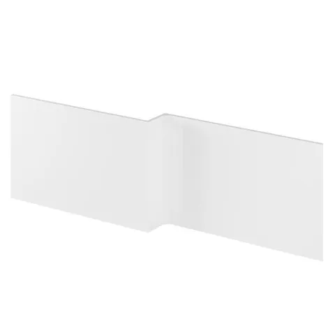 BOXED SHOWER BATH PANEL - GLOSS WHITE (1 BOX)