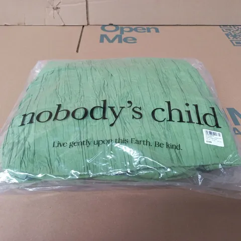 NOBODY'S CHILD ROSABEL MIDI DRESS – GREEN, UK 14 (EU 42, USA 10)
