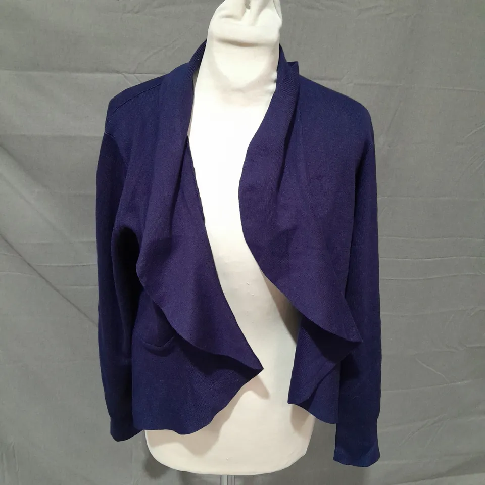 GRACE KARIN WOMENS NAVY CARDIGAN - LARGE