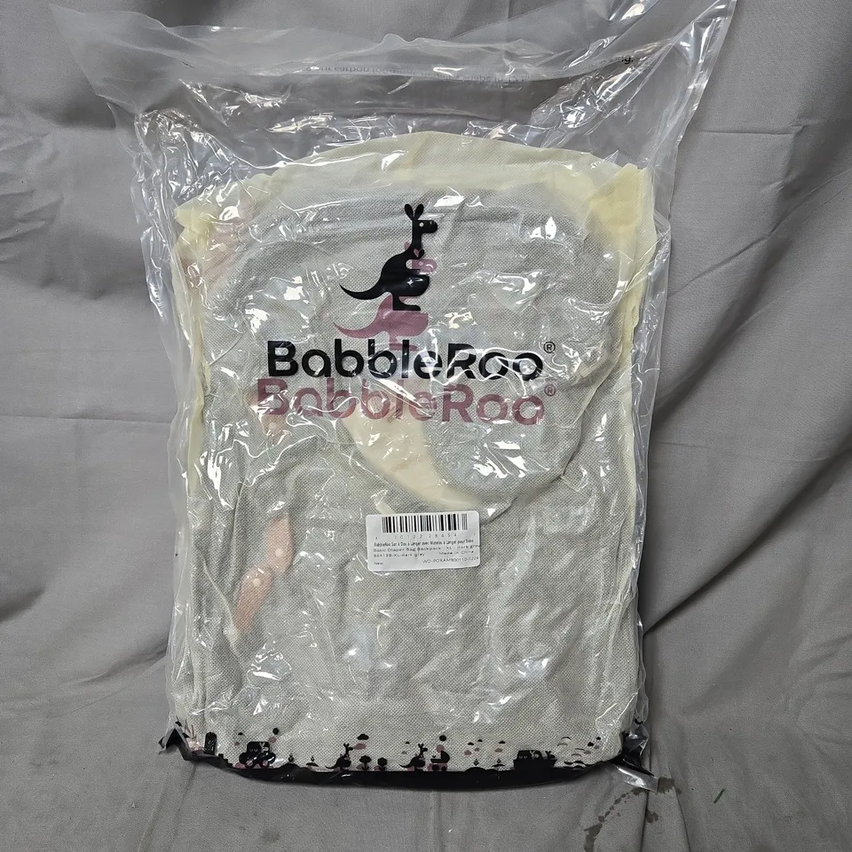 BABBLEROO BASIC DIAPER BAG - XL - DARK GREY