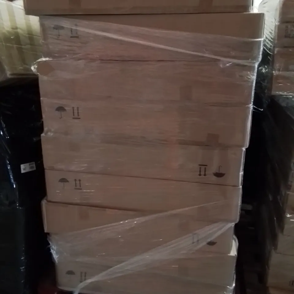 PALLET CONTAINING A LARGE QUANTITY OF BRAND NEW ZORRAS CONSOLE TABLES