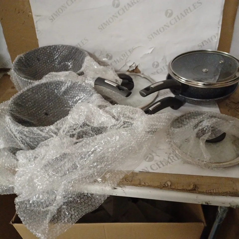 TOWER FRYING PAN AND SAUCEPAN SET