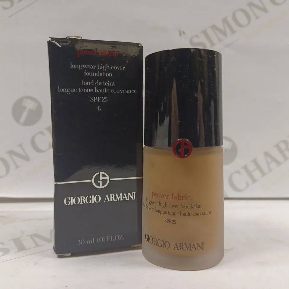 GIORGIO ARMANI POWER FABRIC FOUNDATION 30ML #6