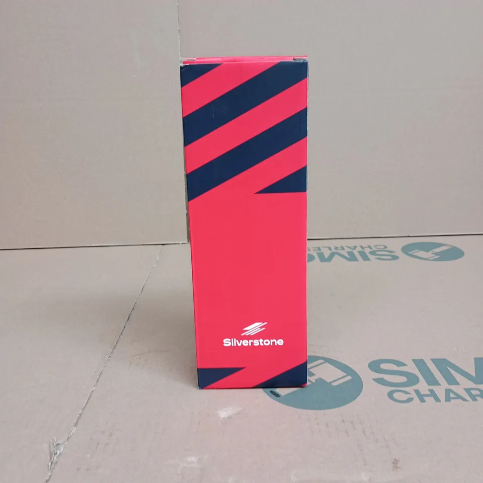 BLUE SILVERSTONE DRINKING BOTTLE IN BOX