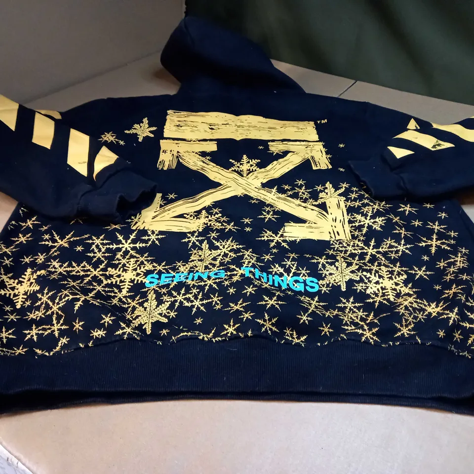 MAIN LABLE BLACK/GRAPHIC HOODIE - XXL