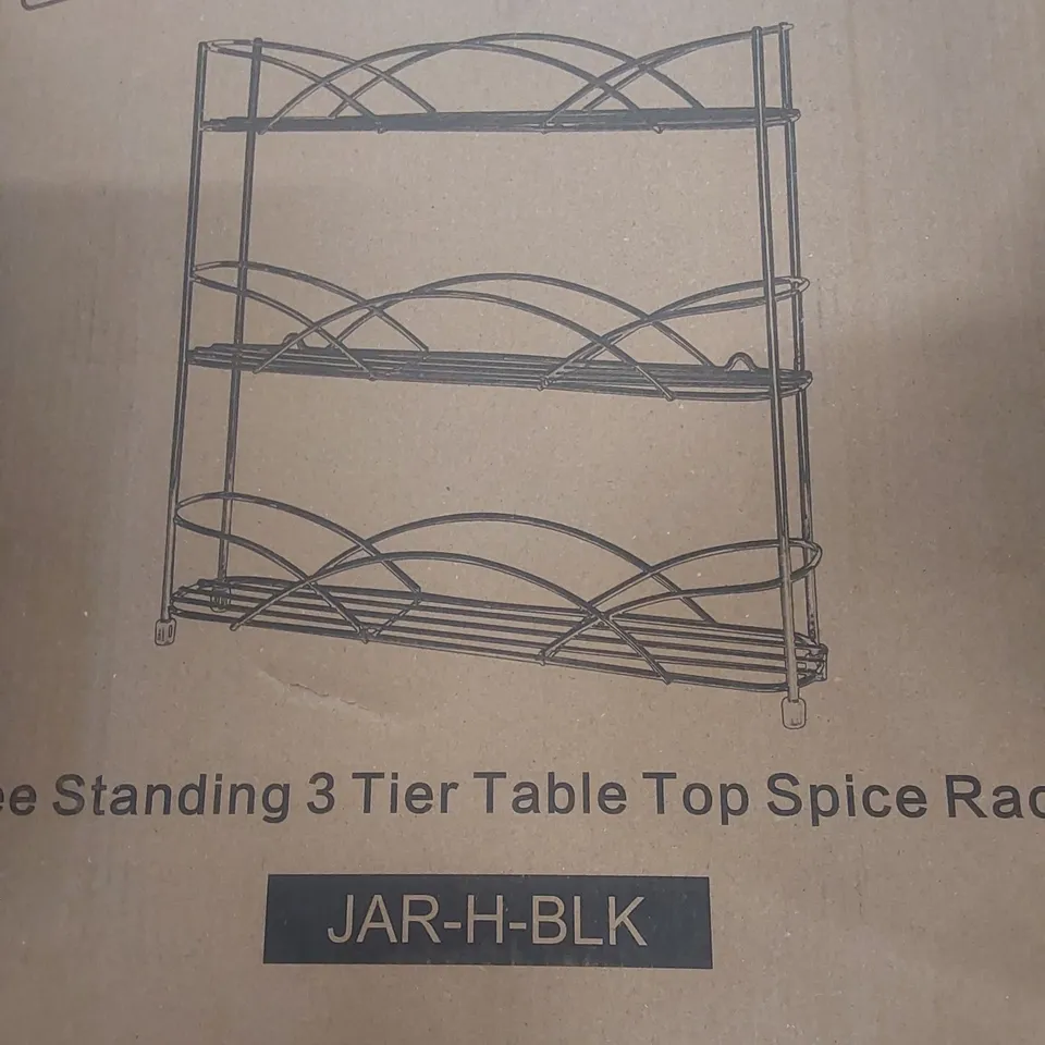 BOXEC NEO FREE STANDING 3 TIER TABLE TOP SPICE RACK