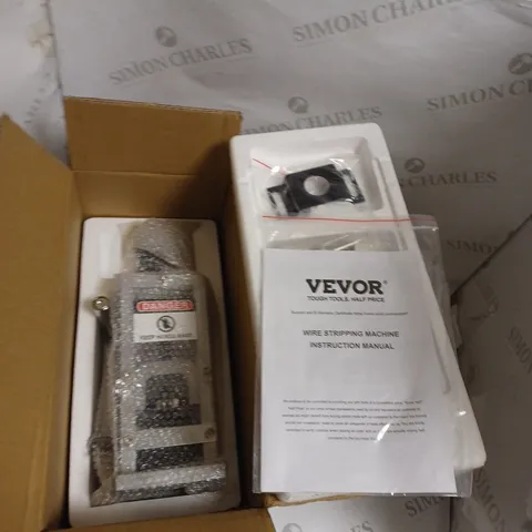 BOXED VEVOR WIRE STRIPPING MACHINE
