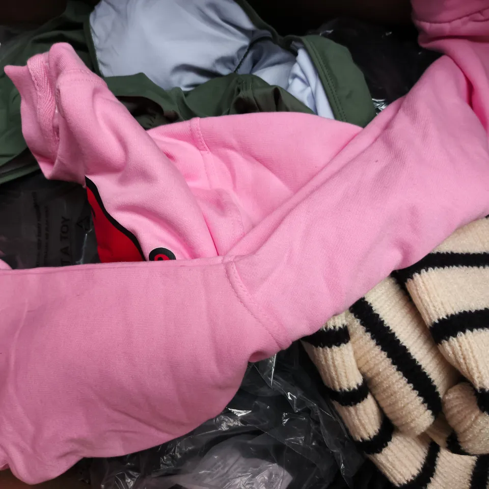 APPROXIMATELY 20 ASSORTED CLOTHING AND FASHION PRODUCTS IN VARIOUS STYLES AND SIZES - COLLECTION ONLY