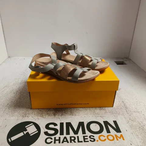 STRIVE PENELOPE LATTE SANDALS – UK 6 (US 8)