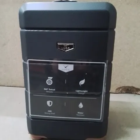 LUGG JETSET CABIN BAG BLACK AND BROWN 