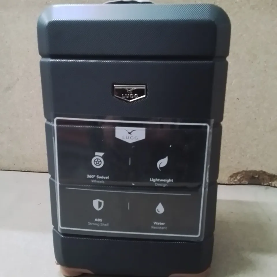 LUGG JETSET CABIN BAG BLACK AND BROWN