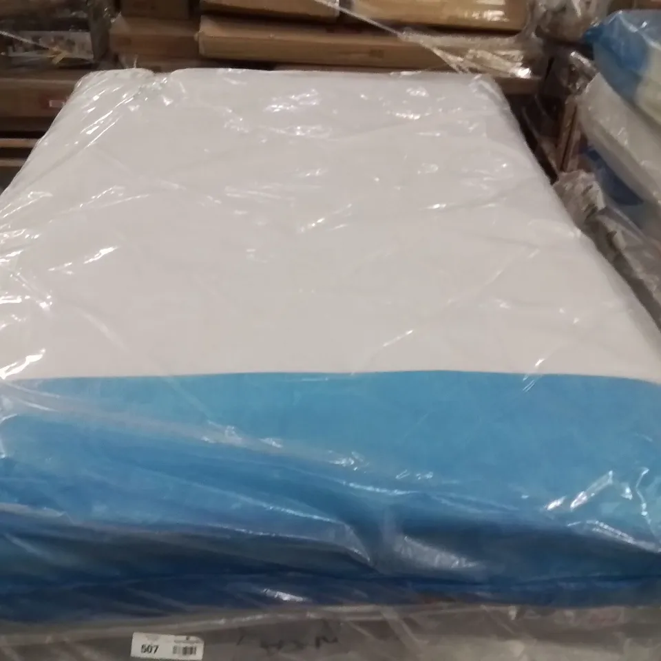 QUALITY BAGGED DOUBLE 135cm AIRSPRUNG LUXURY QUILTED MEDIUM MATTRESS RRP £229