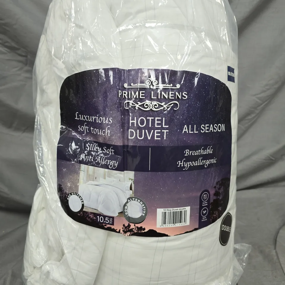 PRIME LINENS HOTEL DUVET ALL SEASON 10.5 TOG – DOUBLE
