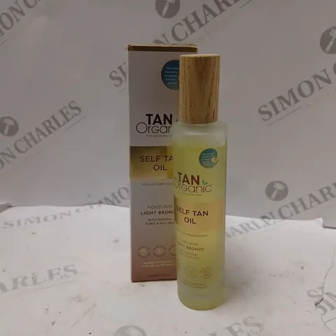 BOXED TAN ORGANIC SELF TAN OIL LIGHT BRONZE (100ml)