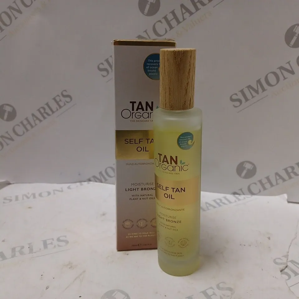 BOXED TAN ORGANIC SELF TAN OIL LIGHT BRONZE (100ml)