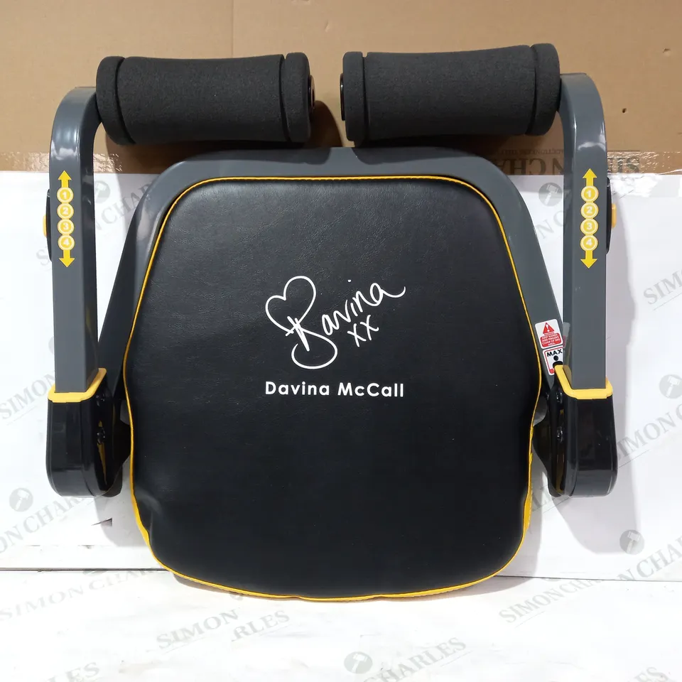 BOXED DAVINA FITNESS TOTAL BODY WORKOUT SYSTEM IN YELLOW